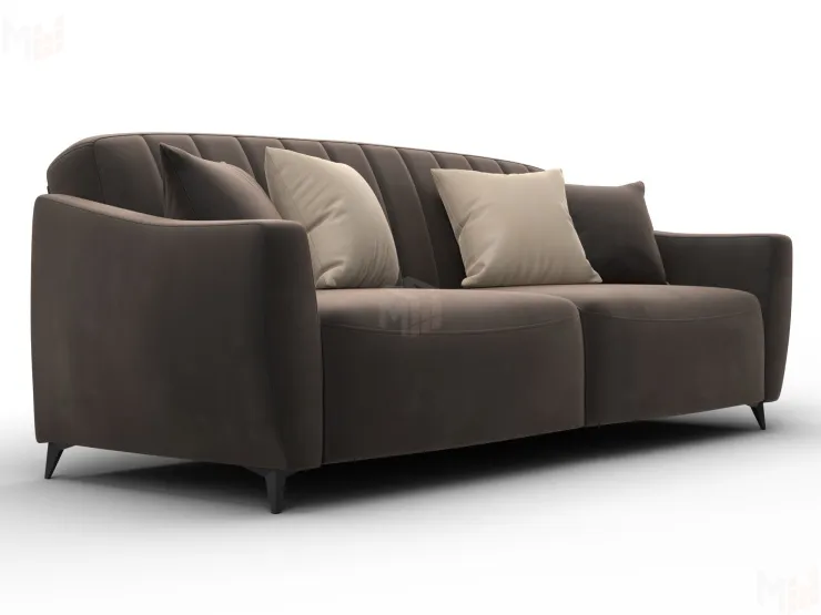 Диван-книжка Лига-095 НПБ ( SEVEN 727 коричневый )