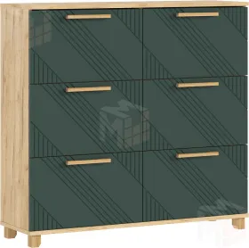  Ирис Обувница (1000) (Браш Мени Грин, Дуб Крафт)