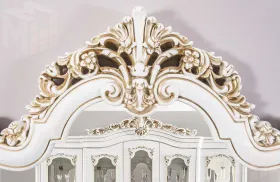 Зеркало Флоренция белый глянец (гостиная)