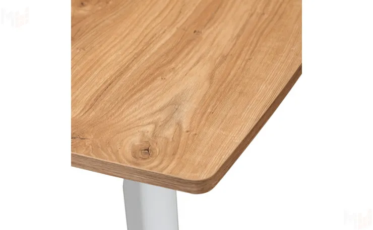 Стол обеденный раскладной VESTEROS 120 Дуб Навара/Белый