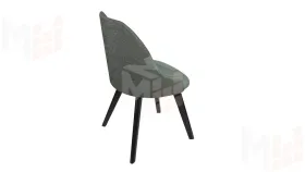 Стул Толедо тип 1 Черное дерево /тк. №206/тк.222