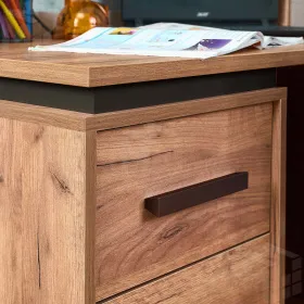 Cтол письменный Nature 84 Дуб табачный/Чёрный