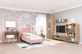 Детская ЭГО Дуб Крафт/Камень Темный  Вариант 7