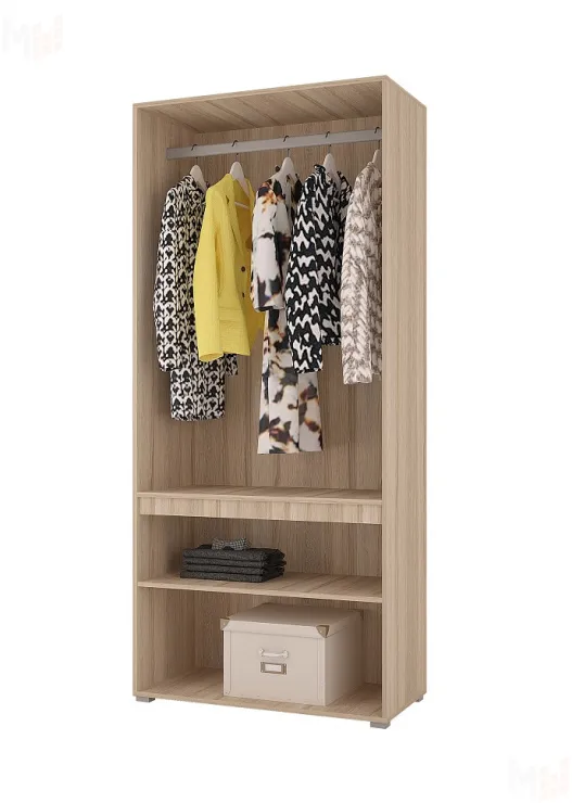 Шкаф Анталия 2-х створчатый (сонома/графит)