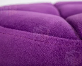 Табурет барный DOBRIN BRUNO BLACK (фиолет велюр (MJ9-58))