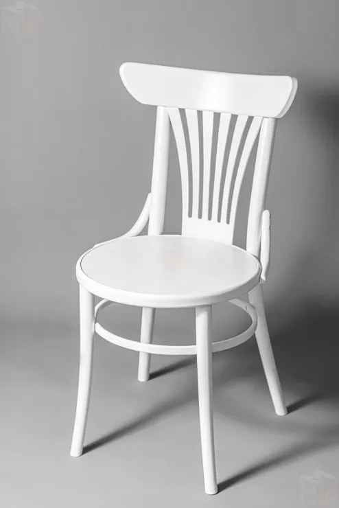 Стул деревянный венский Ослав белый