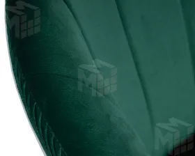 Кресло дизайнерское DOBRIN EDISON BLACK (зеленый велюр (1922-9))