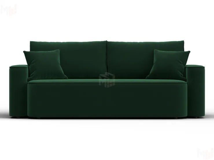 Диван прямой Лига-118 НПБ ( SEVEN 626 зеленый )