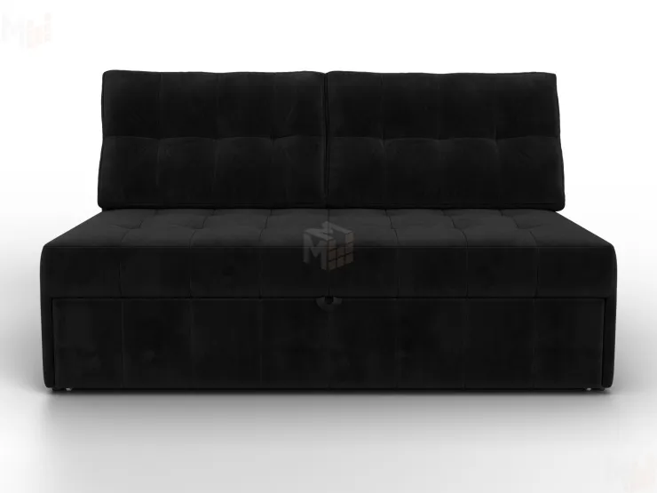 Диван прямой Лига-107 (140) ( SEVEN 35 черный )