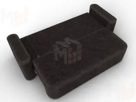 Диван прямой Лига-118 НПБ ( BRUT 17 коричневый )