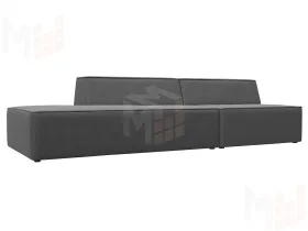 Диван прямой модульный Монс Модерн левый ( JOLY 13 серый )