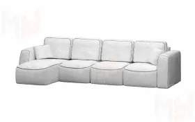 Диван угловой раскладной Бафи-2 комбинация №4 Романо Беж