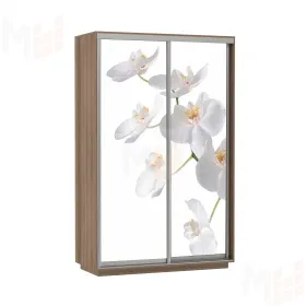 Шкаф-купе Фото дуо 1200 Орхидеи (2200)