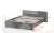 Кровать Денвер 1,6 Графит серый