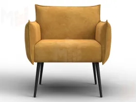 Кресло Лига-083 ( велюр BRUT 10 желтый )