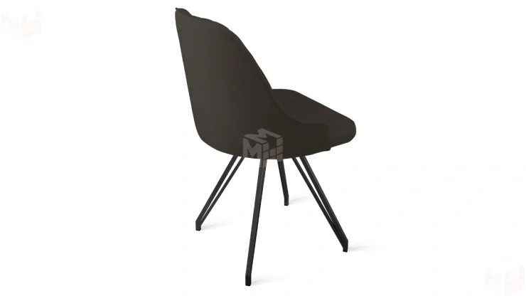 Стул Гранд К4 Черный муар Велюр Confetti Stone