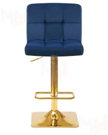 Стул барный DOBRIN GOLDIE (синий велюр (MJ9-117))
