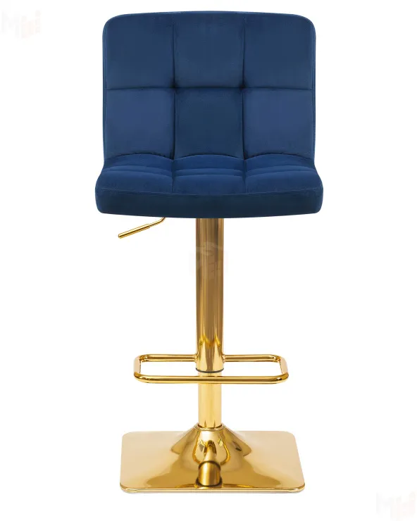 Стул барный DOBRIN GOLDIE (синий велюр (MJ9-117))