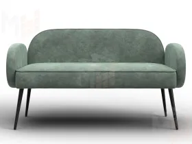 Диван прямой Лига-086 ( BRUT 08 зеленый )