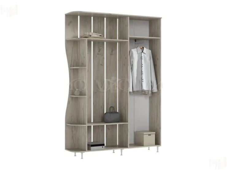 Прихожая Лика-1 крафт серый/кашемир