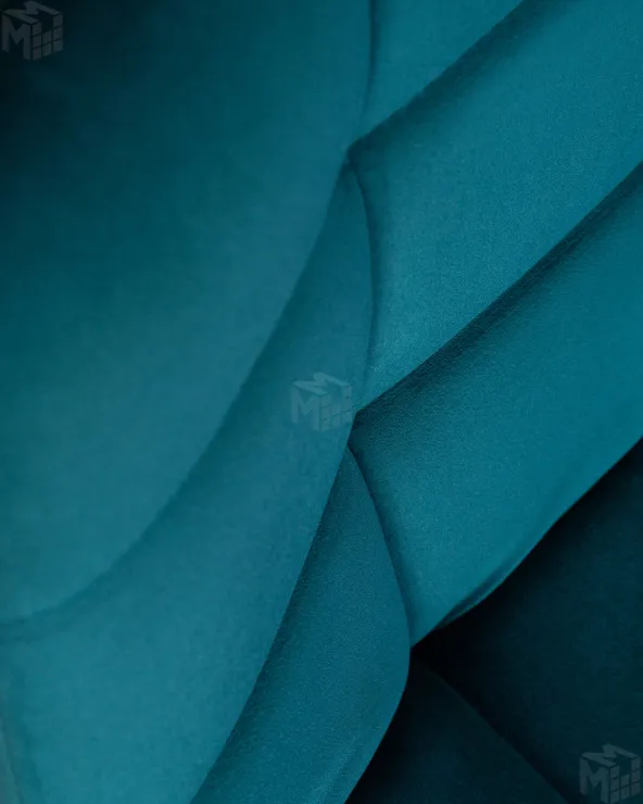 Стул барный DOBRIN TAILOR WHITE (морской волны велюр (MJ9-99))