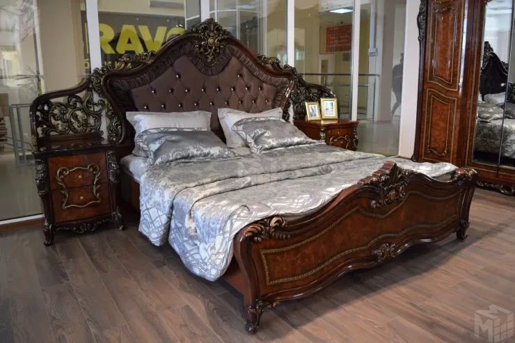 Кровать Джоконда 180х200 см корень дуба глянец