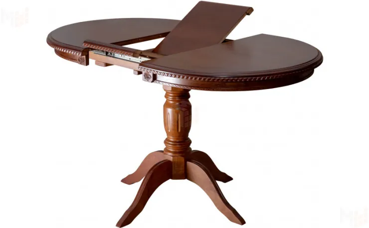 Стол деревянный раскладной Лорель 100 Миланский орех