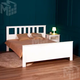 2.08.04.060.1 САГА кровать двойная 140х200 белая