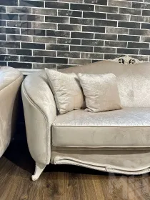 Диван Мокко угловой 3-у-2 бежевый