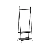 Вешалка гардеробная Leset Стилвуд 12 (Чёрный/Чёрный)