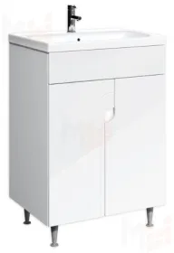 Тумба под умывальник "Енисей 60 Лилия" без ящика Айсберг