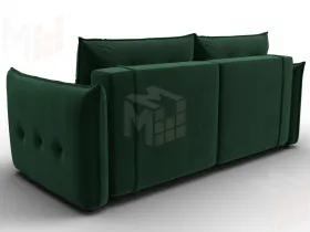 Диван прямой Лига-100 НПБ ( SEVEN 626 зеленый )