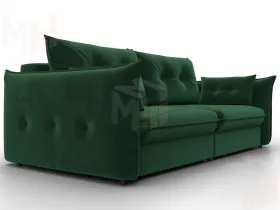 Диван прямой Лига-100 НПБ ( SEVEN 626 зеленый )
