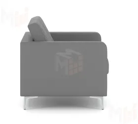 Двухместный офисный диван CHAIRMAN АКТИВ серый