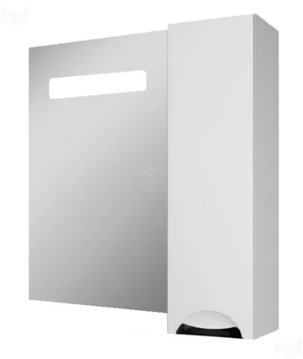 Шкаф-зеркало Грация 85 левый/правый с подсветкой LED Домино