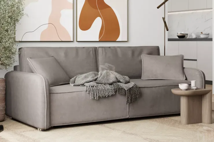 Диван-кровать Бурбон Бежевый