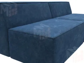 Диван прямой модульный Монс ( BRUT 11 синий )