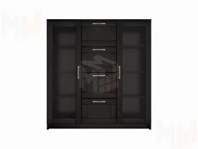 Тумба Сириус 2 двери и 4 ящика 117*123 Венге