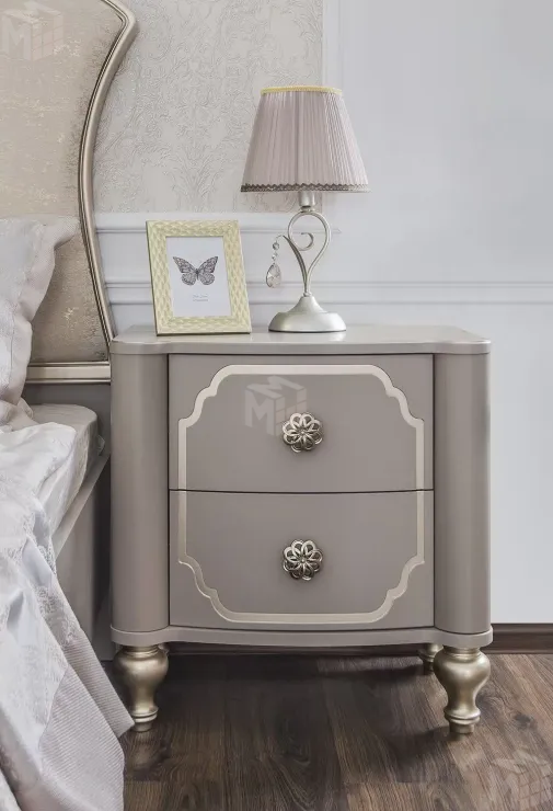 Тумба прикроватная Лали серый камень