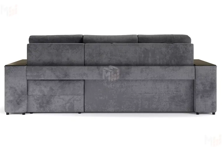 Угловой диван-кровать Лас-Вегас Серый правый 