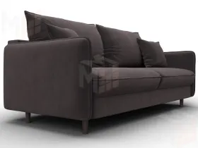 Диван прямой Лига-064 НПБ ( SEVEN 727 коричневый )