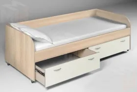 Кровать-чердак Фанки Кидз 22 + стол 13/58СВ + кровать нижняя 13/53СВ