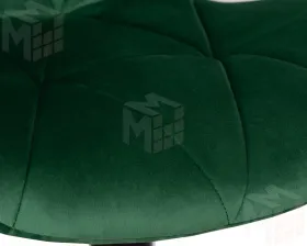 Стул барный DOBRIN BARNY BLACK (зеленый велюр (MJ9-88))