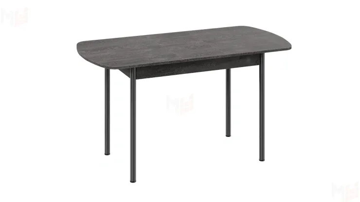 Стол обеденный Крит Черный, Железный камень