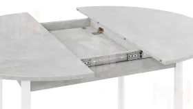 Стол обеденный раздвижной Терра Белый, Ателье светлый