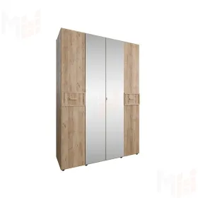 Шкаф для одежды и белья SCANDICA OSLO 555 ФАСАД Зеркало/Стандарт