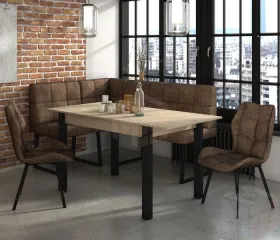 Кухонный диван РЕАЛ Коньяк