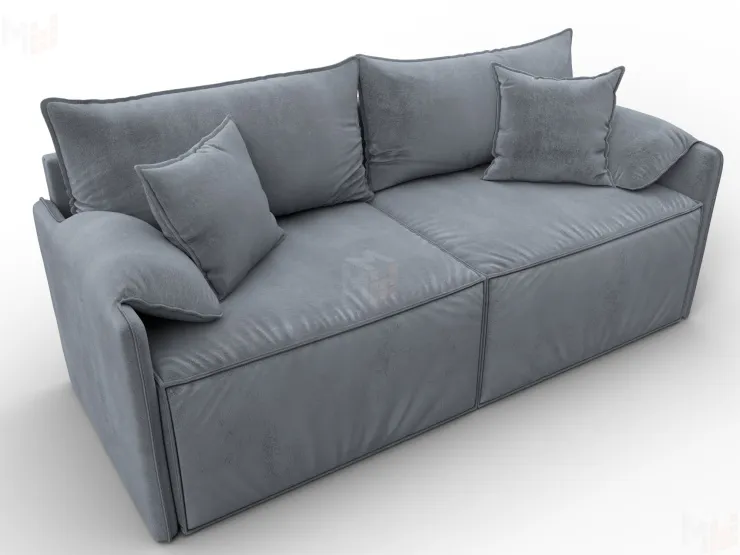 Диван прямой модульный Лига-106 ( TOWER 10 серый )