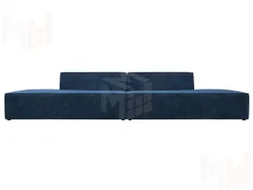 Диван прямой модульный Монс лофт ( BRUT 11 синий )