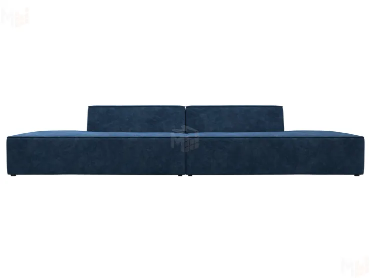 Диван прямой модульный Монс лофт ( BRUT 11 синий )